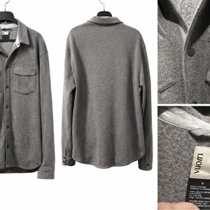 Vuori Men’s Gray Button Front Overshirt Jacket Size XL